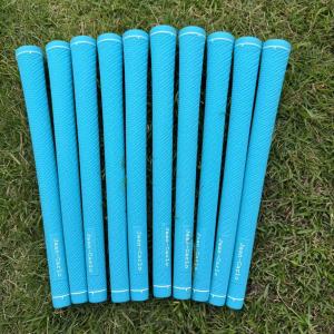 Golf Rubber Grips Anti Slip Weave Texture Shock Absorption Standard Size Golf Club Grip for Sand Wedge Irons Woods Multiple
