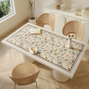 American Style Dining Table Mat PVC Living Room TV Cabinet Dust Cover Cloth Oil Resistant Waterproof Heat Protection Home Textile