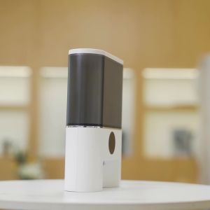 MeeGoo Automatic Mouthwash Dispenser Wall Mounted 500ml Large Capacity Mouth Wash Dispenser for Bathroom Hotel