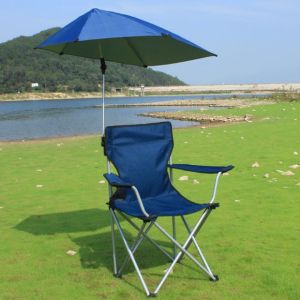 Outdoor Leisure Portable Folding Umbrella Chair Easy Carry Fishing Beach Camping Chair Back Support Chair Moon Chair Style