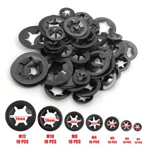 7 Sizes Internal Tooth Star Lock Washers Assortment Kit Push On Retainers Clips Fasteners Gaskets Furniture Hardware Accessories