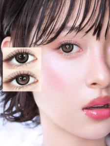 MOUCEE | 10 Cặp Kính áp tròng Màu Đường kính Lớn Viền Đen Màu Tự Nhiên