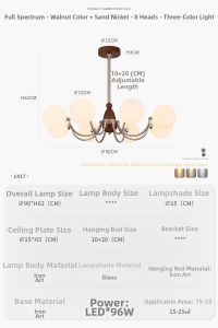 Vintage French Style Living Room Chandelier