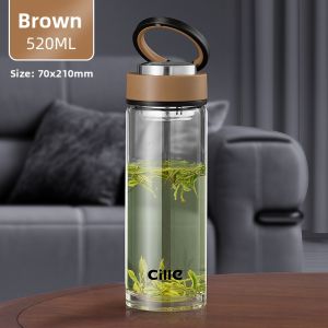 CILLE | Mens Portable Tea Separation Glass Cup