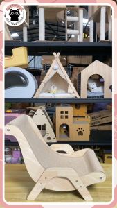 💗เก้าอี้แมว โซฟาลับเล็บ ที่ลับเล็บแมว เบาะแมว ที่นอนแมว💗