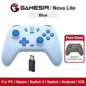 GameSir | GameSir Nova Lite Gamepad for Nintendo Switch 2/1 PC iOS Android Steam Game Controller Tri-modes Connectivity Hall Effect Sticks