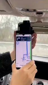 Holder Mobil Jepit HD-35 360° 3in1 Car Holder Penyangga HP GPS HD35