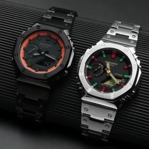 Men's Watch Strap: Stainless Steel Watch Band & Metal Case Accessory