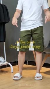 ( LAGI DISKON ) 15 Ribuan CELANA KARGO PENDEK DEWASA PRIA / CELANA SANTAI KARGO  / CELANA PENDEK CHINO KARGO COD