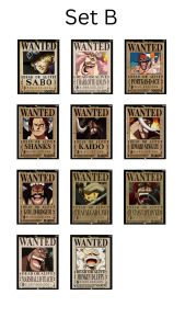 One Piece A4 Wanted Poster High Quality/4K HD Print/OTAKU Station