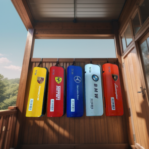 [ Bán Sỉ ] Hộp Quẹt Khò Lửa Tia 605 - Vỏ Nhôm Bóng In Tem Xe