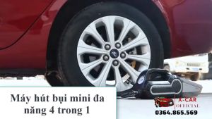 Máy Hút Bụi Tích Hợp Bơm Lốp PH GREEN Máy Hút Bụi Và Bơm Lốp 4 Trong 1- Đèn Chiếu Sáng- Đo Áp Suất Lốp- Chiều Dài Dây 37m- Công Suất 120W- Tặng Kèm 4 Phụ Kiện Và Vòi Hút