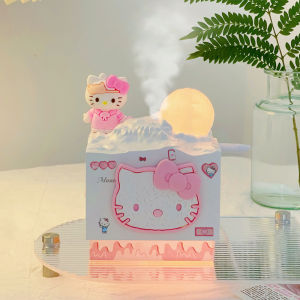 Hellokitty Humidifier Cute Atmosphere Lamp Night Light Practical Birthday Gift for Girls Best Friend Romantic Creative Present