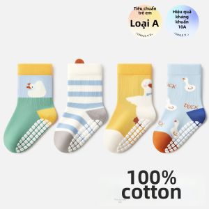 Vớ Đi Bộ Mỏng MESH Cotton Chống Trượt Mùa Hè