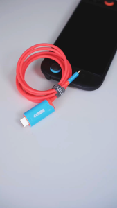 CABLETIME Kabel Converter USB C to HDMI 4K144Hz w/ Power for NES Switch Oled 2
