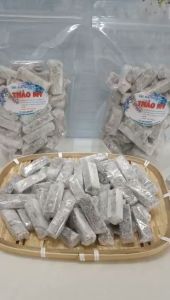 (FREESHIP) 1Kg Kẹo gừng dẻo phấn ( kẹo da trâu) ít ngọt