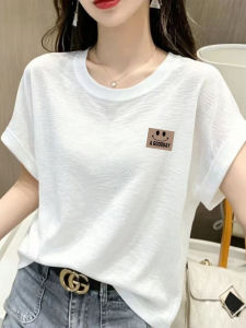 V.C.I | White Bamboo Cotton Ice Silk Sleeveless Summer Tee Shirt