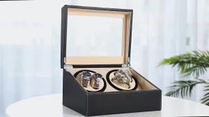 Automatic Watch Winder Display Box 4+6 Automatic Rotation Wood Watch Winder Collector Watch Case