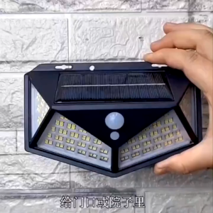 LAMPU TAMAN OUTDOOR LED TENAGA SURYA | LAMPU LED SOLAR CELL | LAMPU SOLAR CELL 100 LED LAMPU TAMAN OUTDOOR 100 LED 6000 LUMENS | LAMPU DINDING SUPER TERANG 3 MODE LAMPU | LAMPU TENAGA SURYA SUPER AWET ANTI AIR WATERPROOF SENSOR GERAK SENSOR CAHAYA