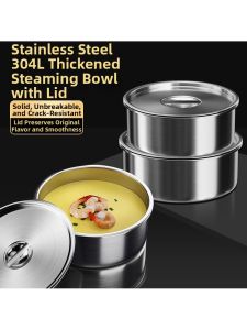 Deepened Covered Egg Steaming Bowl