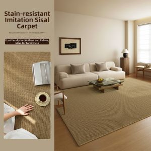 XIANGSU | Wabi-Sabi Style Easy-Care Waterproof Rug