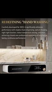 Smart Automatic Soap Dispenser 3rd GenTouchless Infrared Sensor Foam Machine Wall-Mounted Recharging
