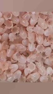 DIY Bộ dụng cụ tự làm hoa linh lan 10mm bằng hạt cườm giả thủy tinh cánh hoa hạt cườm hình hoa hạnh phúc bán sỉ