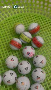 Bóng golf TaylorMade TP5 Stripe cấu tạo 5 lớp chất lượng ít xước Bóng chính hãng - Sport