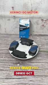Bendix DB-1832 GCT Kampas Rem Belakang Brake Pad Camry 07-19 Harrier 13-17 Corolla Cross 20-ON
