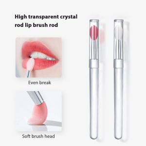 Silicon Lip Brush With Cover Aplikator Lip Gloss Portabel Multifungsi Bahan Silikon Kuas Silikon Bibir Eyeshadow Beauty Makeup -🌹Tamia