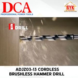 SYK DCA ADJZ03-13 20V Cordless Brushless Driver Hammer Drill Power Tool SOLO SET Hand Drill Mesin Bor Tangan Bateri
