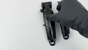 Kemei Hair Clipper Trimmer For Men Kit Barber Professional Fade Clippers Mini Haircut Machine Set 0mm Razor High Power