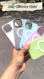 JELLY SILICONE MATTE Clear Magnet Magsafe PC TPU Phone Case for iPhone 18 Pro Max 17 Air 17 Pro Max 16 Pro Max 15 Pro Max 14 Pro Max 13 Pro Max 12 Pro Max 11 Pro Max Shockproof Case Cover Casing