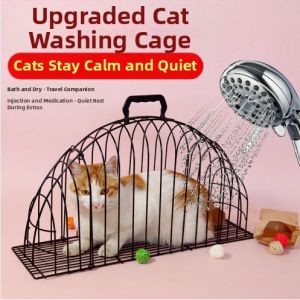 Lồng Tắm & Làm Khô Cho Thú Cưng Gấp Được