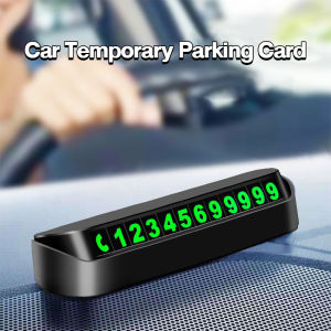C.N. Car Temporary Parking Card Phone Number Card Plate Car Sticker Luminous Telephone Number