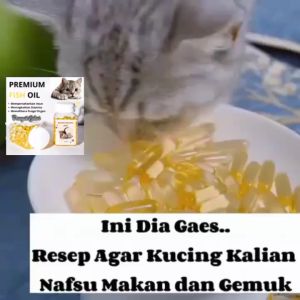 Minyak Ikan Vitamin Kucing Anjing Fish Liver Oil Premium Untuk Bulu dan Daya Tahan