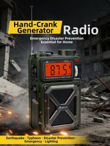 BAOZOUTU | Emergency Radio Flashlight Solar Charging Hand-crank