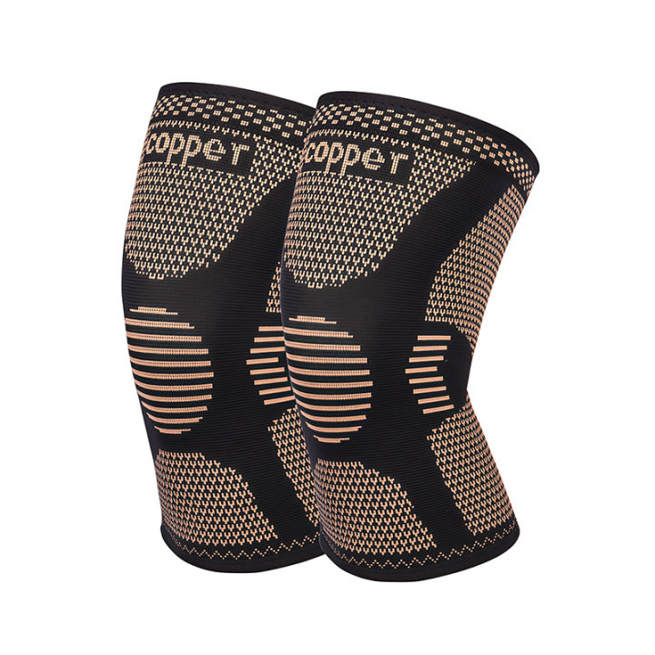 1 Pair Copper Knee Brace for Men Women Knee Support Compression Sleeve ...