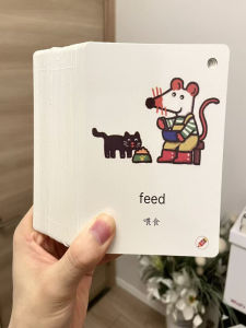 TPR Mouse Pop Flash Card Động Tác Chỉ Lệnh Đồ Chơi Giáo Dục Cho Trẻ Em Từ 1-7 Tuổi Học Từ Vựng Tiếng Anh Bằng Hình Ảnh Và Câu Chuyện