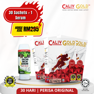 Combo 3 Travel Original + 1 Serum Sendi Otot Caliv Gold Susu Untuk Sendi Dan Lutut Perisa Original Tambah Kalsium Tanpa Gula Tambahan [3 unit x 10 sachets]