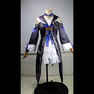 Honkai: Star Rail Herta Game Suit Elegant Lovely Dress Uniform เครื่องแต่งกายคอสเพลย์ฮาโลวีนปาร์ตี้สวมบทบาทชุดผู้หญิง