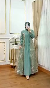 ARUMI DRESS MATT CERUTY BABYDOLL MIX BRUKAT: GAMIS MODERN 2024