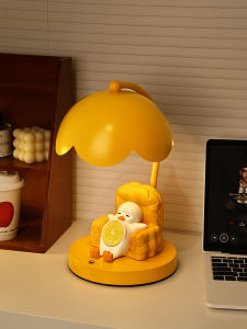 BHM Wireless Charging Decorative Lamp Creative Resin Iron Body Living Room Bedroom Study Table Lamp Atmosphere Decoration Accessories