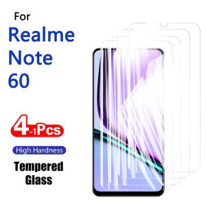 1-4PCS Screen Protectors For Realme Note 60 6.74" Tempered Glass Crystal 9H High Aluminum Anti Scratch Case Friendly Fingerprint