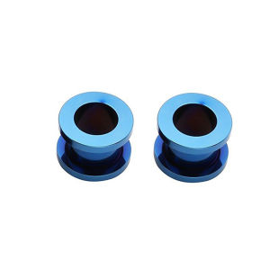 2pcs Stainless Steel 2~20mm Screw Ear Tunnels Plugs Expander Gauges Body Piercing Jewelry
