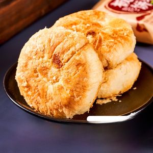 Handmade Traditional Snack Chestnut Cake Fragrant Crispy Green Bean Cake Pastry Leisurely Sweet Cake Chinese Pastries Treats