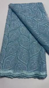 White Guipure Cord Lace Fabric with Sequins 2026 High Quality African Water Souble Lace Fabric for Women Party Dresses AT2966A