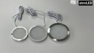 Etrnled Trần tại chỗ trong nhà LED đèn 12V 24V mỏng Vòng bề mặt gắn ánh sáng RGB Showcase hiển thị tủ RV cắm trại Van 3W 5W