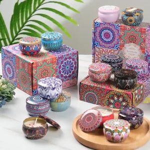 Smokeless Scented Candles Home Fragrance Christening Souvenir Home Aromatherapy Fragrance Decorative Candles for Wedding Party  Handmade No Alcohol Soy Wax Air Purification 12 hour Lasting Fragrance