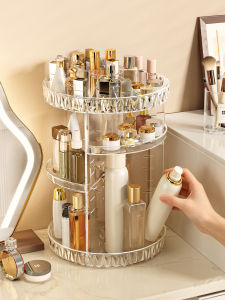 TUCHANG | Rotating Clear Acrylic Makeup Storage Box